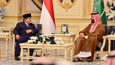 Jalin Relasi Strategis, Presiden Prabowo Temui Putra Mahkota Arab Saudi