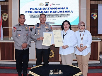 Bank Jateng Layani Penyaluran Tunjangan Kinerja Polres Boyolali