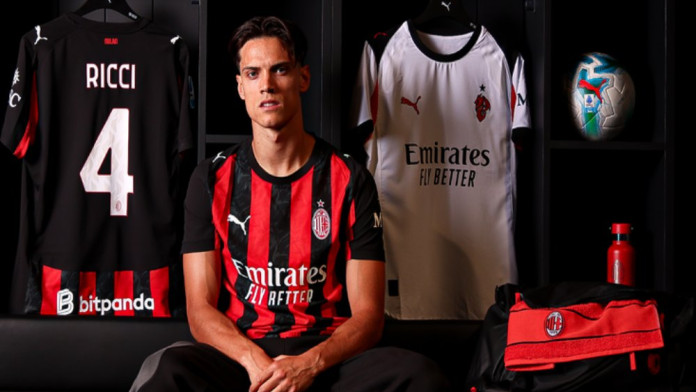 Gunakan Nomor Punggung 4, Samuele Ricci Resmi Berseragam AC Milan