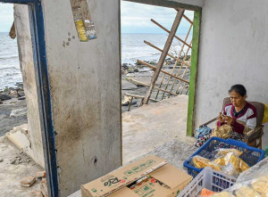 Sejumlah Rumah Warga di Jembrana Bali Rusak Akibat Abrasi