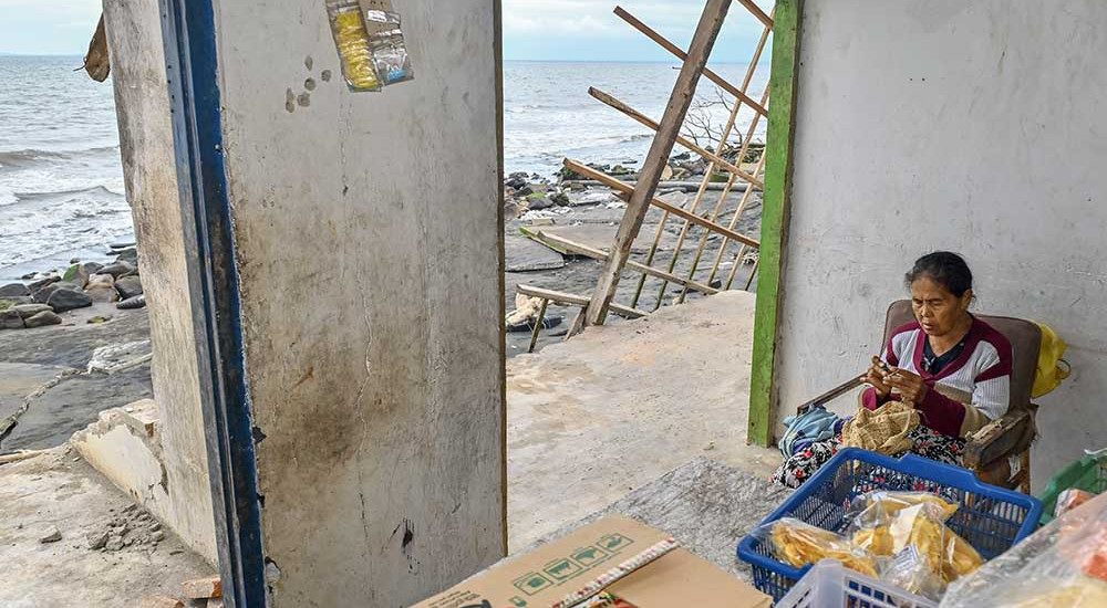 Sejumlah Rumah Warga di Jembrana Bali Rusak Akibat Abrasi