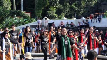 Menari Bersama Tarian Lengger di Depok