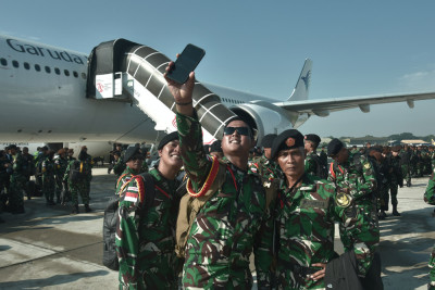 Pemberangkatan Kontingen Indonesia ke Prancis