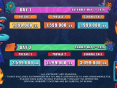Harga Tiket Konser MCR di Hammersonic Jakarta 2026, Termurah Rp2 Jutaan