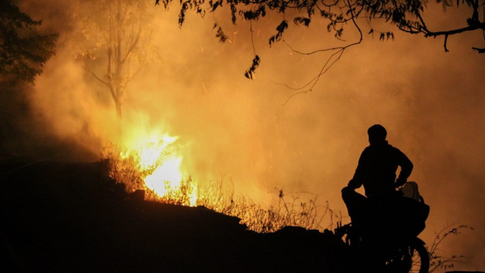 Update Karhutla di Samosir: Masih ada Titik Api, Luas Lahan Terbakar 100 Ha Lebih