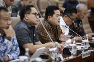 Raker Komisi VI DPR Dengan Menteri BUMN Bahas Laporan Keuangan Kementerian BUMN Tahun Anggaran 2024
