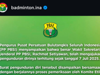 Wasekjen PBSI Rachmat Setiyawan Mundur, Ada Dugaan Pelanggaran Etika
