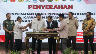 Penyerahan Lahan Hasil Penguasaan Kembali