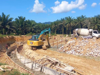 BWS Sumatra V Garap Proyek Pengendalian Banjir Senilai Rp52 Miliar di Dharmasraya