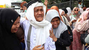 Kedatangan Jamaah Haji Kloter Terakhir Debarkasi Makassar