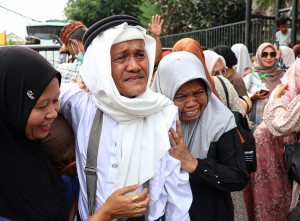 Kedatangan Jamaah Haji Kloter Terakhir Debarkasi Makassar