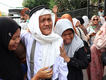 Kedatangan Jamaah Haji Kloter Terakhir Debarkasi Makassar