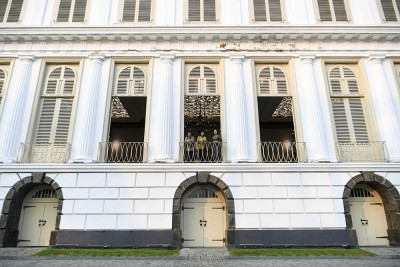 Pencanangan Penataan dan Integrasi Lapangan Banteng - Gedung AA Maramis