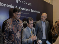 Komdigi, Indosat, hingga Nvidia Luncurkan Indonesia AI Center of Exellence.