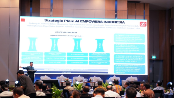 Telkom Optimalkan Pasar Kecerdasan Buatan di 12 Sektor, Energi hingga Farmasi