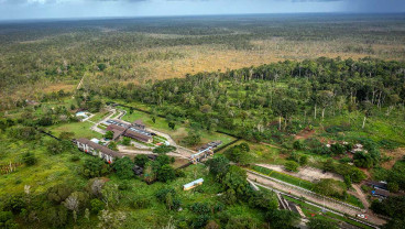 Kondisi Pos Lintas Batas Negara (PLBN) Terpadu di Distrik Sota, Papua Selatan