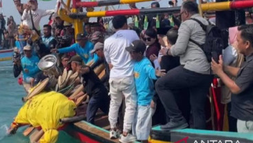 Tradisi Ruwat Laut di Carita Dilirik Jadi Magnet Bagi Wisman
