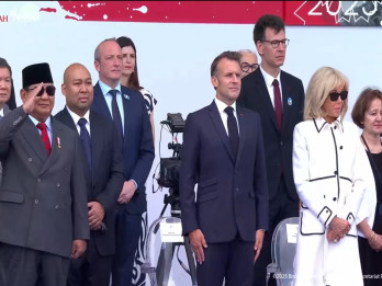 Momen Akrab Prabowo dengan Macron Saat Hadiri Perayaan Hari Bastille di Prancis