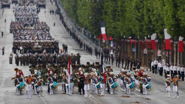 Ragam Momen Unik "Indonesia" di Perayaan Bastille Day Prancis