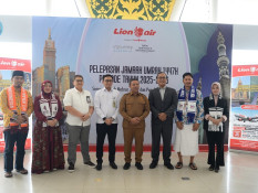 Gubri Wahid Resmikan Penerbangan Langsung Umrah Pekanbaru - Jeddah