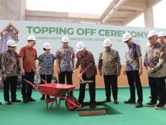 Laksanakan Topping Off, Harris Hotel Serpong Ditargetkan Rampung Awal Tahun Depan
