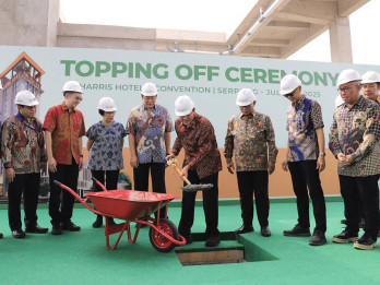 Laksanakan Topping Off, Harris Hotel Serpong Ditargetkan Rampung Awal Tahun Depan