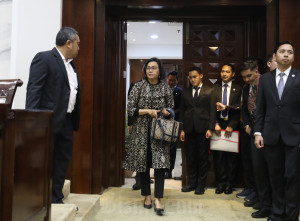 Sri Mulyani Bahas Anggaran Pagu indikatif Kementerian Keuangan Saat Raker Dengan DPR