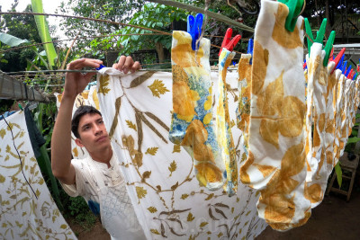 Kain Ecoprint Mulai Diminati Pasar Nasional Hingga Mancanegara