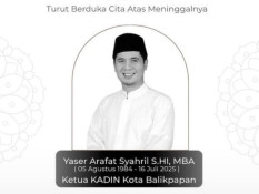 Ketua Kadin Balikpapan Yaser Arafat Meninggal Dunia di Usia 40 Tahun