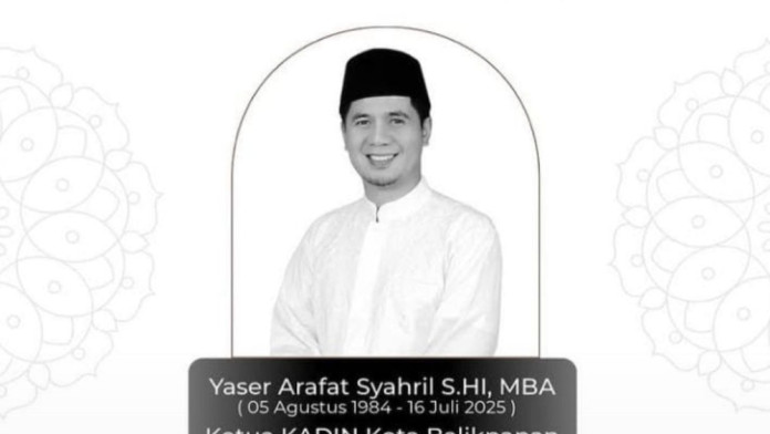Ketua Kadin Balikpapan Yaser Arafat Meninggal Dunia di Usia 40 Tahun