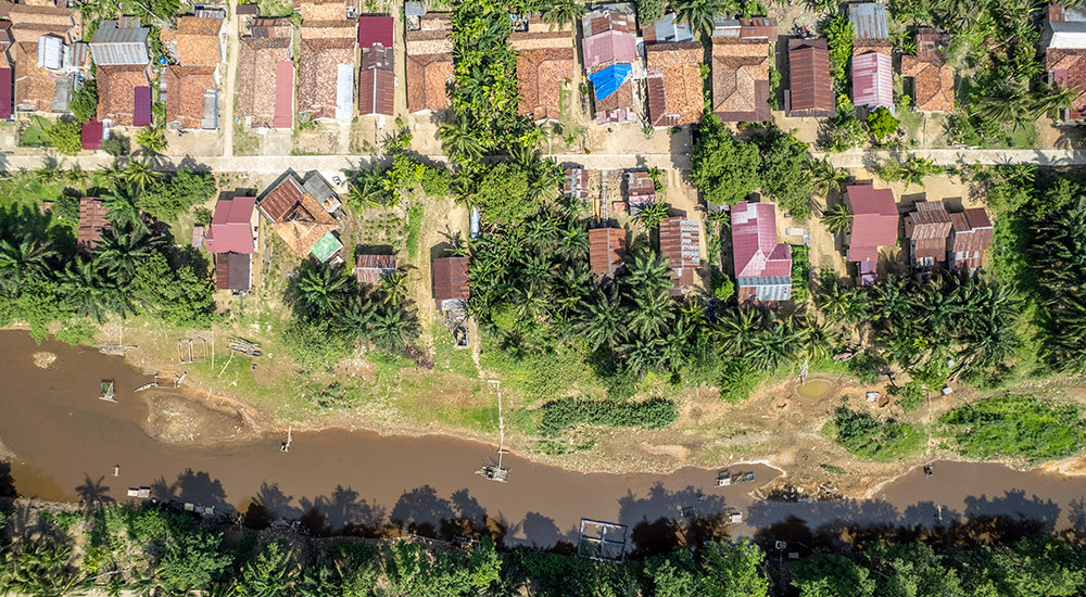Sungai di Jambi Mulai Surut Akibat Musim Kemarau