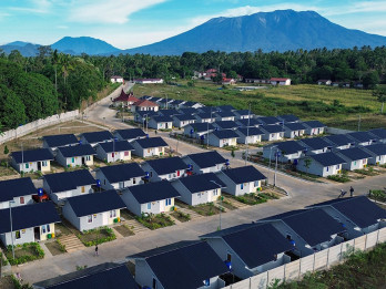 Hunian Relokasi Terpadu Korban Banjir Lahar Dingin di Tanah Datar