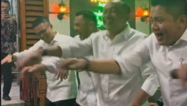 Momen Teddy, Giring, Prasetyo Hadi, dan Sugiono Nyanyi hingga Joget Pacu Jalur di Solo