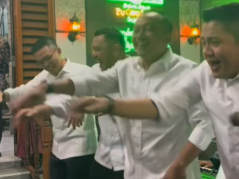 Momen Teddy, Giring, Prasetyo Hadi, dan Sugiono Nyanyi hingga Joget Pacu Jalur di Solo