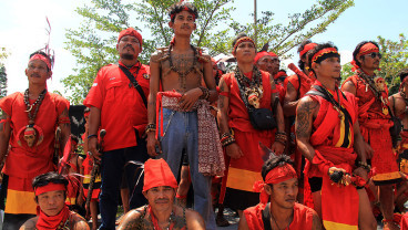 Unjuk Rasa Tolak Program Transmigrasi Di Pontianak