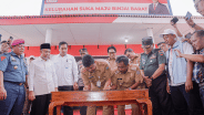 Prabowo Sapa Gubernur Sumut Saat Peluncuran Koperasi Desa Merah Putih
