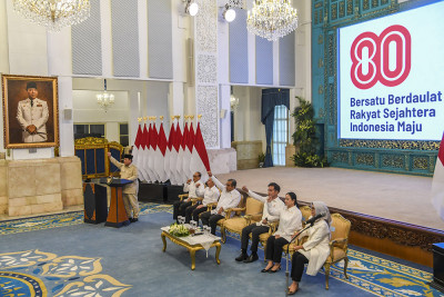 Presiden Prabowo Resmikan Logo HUT ke-80 Kemerdekaan RI