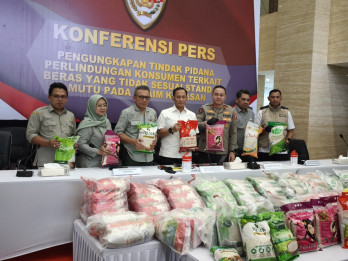 Bareskrim Tingkatkan Status Kasus Beras Oplosan dari 3 Produsen ke Penyidikan