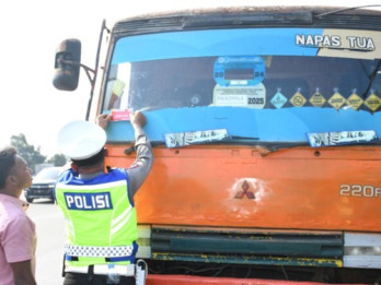 JNT Jaring Kendaraan ODOL yang Melintas Jalur Tol Belawan Medan