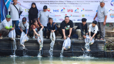 Pelatihan Budidaya Ikan, Fun Fishing, dan Aksi Sosial