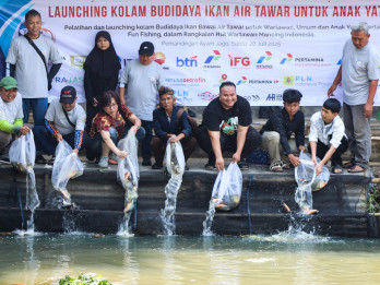 Pelatihan Budidaya Ikan, Fun Fishing, dan Aksi Sosial