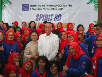 Jokowi Hadiri Reuni Fakultas Kehutanan UGM