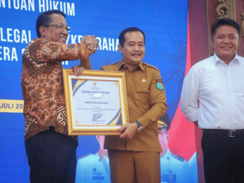 100% Desa-Kelurahan di Muba Telah Terbentuk Posbankum, Pemkab Diganjar Penghargaan