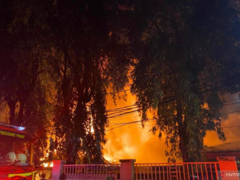 Pasar Taman Puring Kebakaran, Layanan TransJakarta Sempat Lumpuh