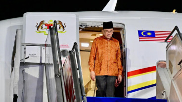 Tiba di Jakarta, Anwar Ibrahim Hadiri Konsultasi Tahunan RI-Malaysia