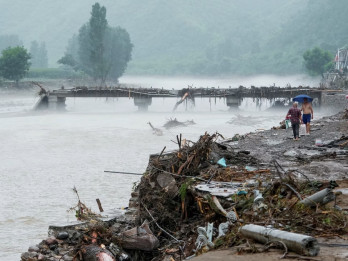 Banjir Besar di Beijing China Tewaskan 30 Orang