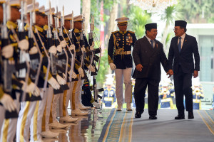 Presiden Prabowo Menerima Kunjungan PM Malaysia