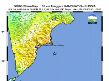 Penyebab Gempa Magnitudo 8,7 di Rusia