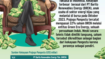 Kekayaan Prajogo Pangestu Makin 'Hijau'