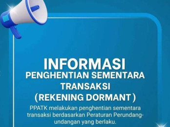 PPATK Sebut 28 Juta Rekening Dormant Sudah Aktif Lagi